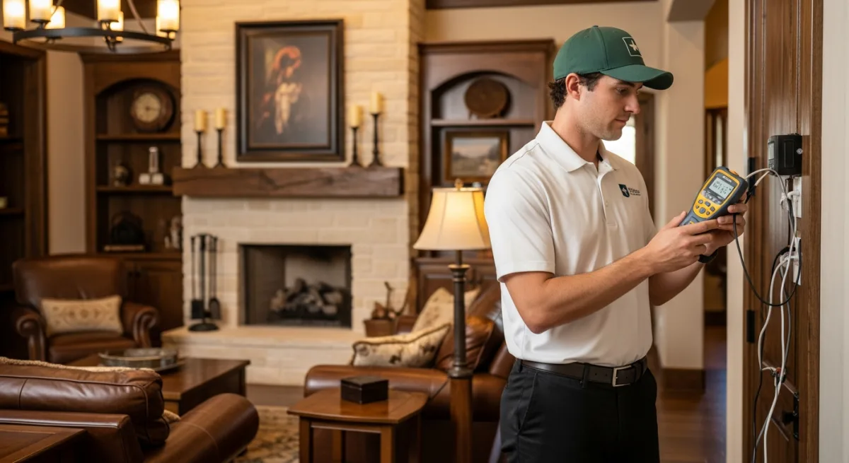 EMF radiation assessment in a classic Fort Worth, Texas home