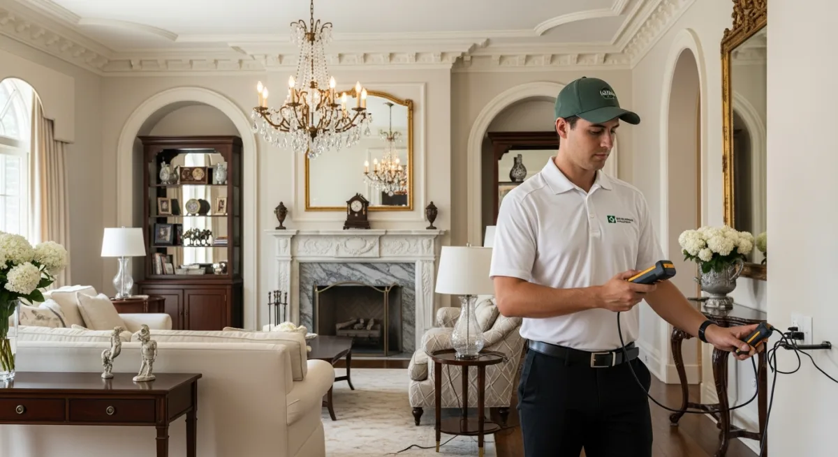 EMF assessment in a luxury Highland Park, Texas estate