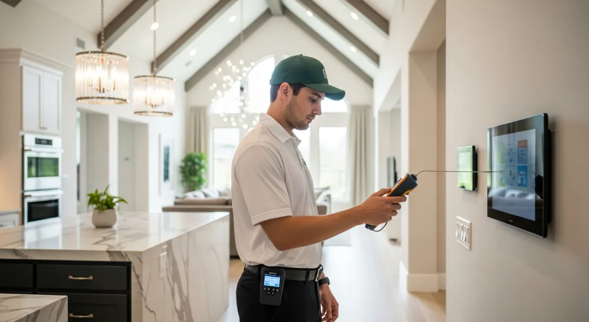EMF assessment in a luxury modern home in Southlake, Texas